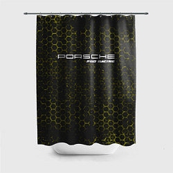 Шторка для душа PORSCHE Pro Racing Соты, цвет: 3D-принт