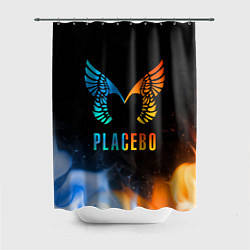Шторка для душа Placebo, Logo, цвет: 3D-принт