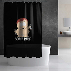 Шторка для душа Южный парк - Эрик с гантелями, цвет: 3D-принт — фото 2