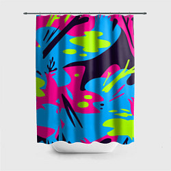 Шторка для ванной Color abstract pattern Summer