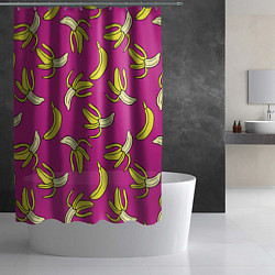 Шторка для душа Banana pattern Summer Color, цвет: 3D-принт — фото 2