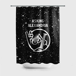Шторка для ванной Asking Alexandria - КОТ - Краска