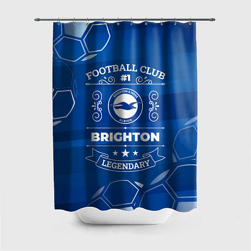 Шторка для ванной Brighton FC 1 / 3D-принт – фото 1