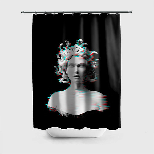 Шторка для ванной Горгона медуза medusa gorgon / 3D-принт – фото 1