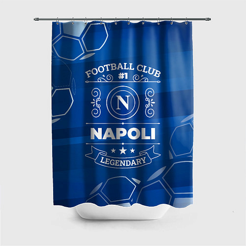 Шторка для ванной Napoli FC 1 / 3D-принт – фото 1