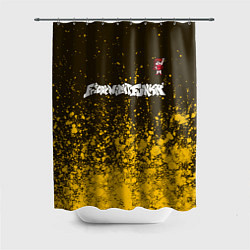 Шторка для душа ФНФ - ДЕВУШКА Краска, цвет: 3D-принт