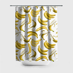 Шторка для ванной Кругом бананы