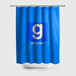 Шторка для душа Garrys Mod логотип, цвет: 3D-принт