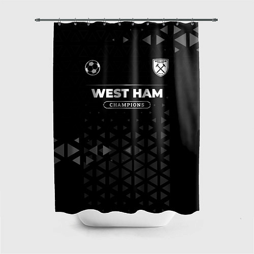 Шторка для ванной West Ham Champions Uniform / 3D-принт – фото 1