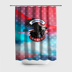 Шторка для ванной Американский орел USA