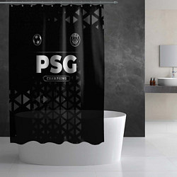Шторка для душа PSG Champions Uniform, цвет: 3D-принт — фото 2