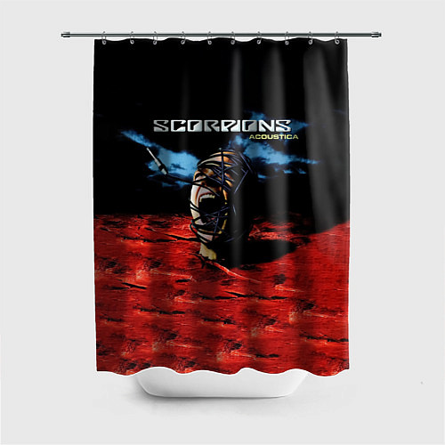 Шторка для ванной Acoustica - Scorpions / 3D-принт – фото 1