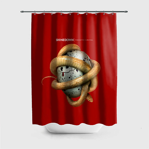 Шторка для ванной Threat To Survival - Shinedown / 3D-принт – фото 1