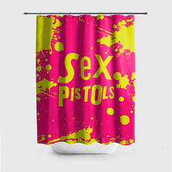 Шторка для ванной Sex Pistols Yellow Logo