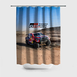 Шторка для душа Toyota Gazoo Racing Rally Desert Competition Ралли, цвет: 3D-принт