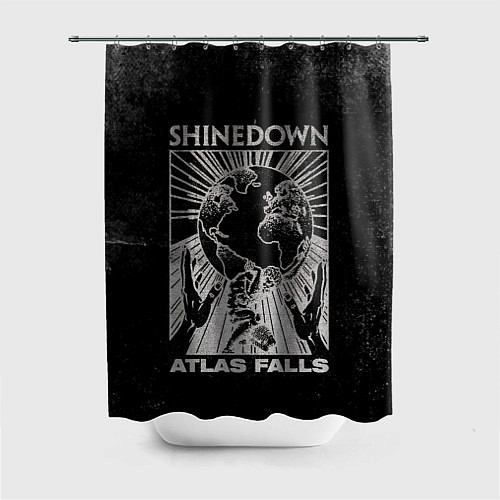 Шторка для ванной Atlas Falls - Shinedown / 3D-принт – фото 1