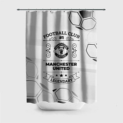 Шторка для душа Manchester United Football Club Number 1 Legendary, цвет: 3D-принт