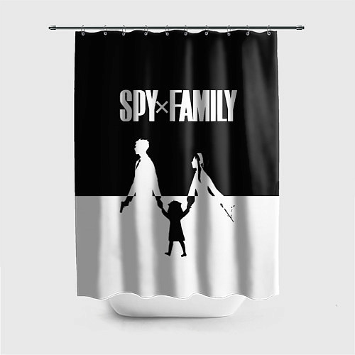 Шторка для ванной Семья шпиона Логотип / 3D-принт – фото 1