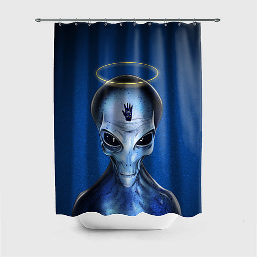 Шторка для ванной Инопланетное существо / 3D-принт – фото 1