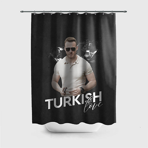 Шторка для ванной Turkish Love Serkan / 3D-принт – фото 1
