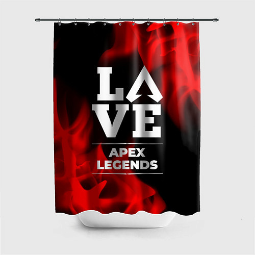 Шторка для ванной Apex Legends Love Классика / 3D-принт – фото 1