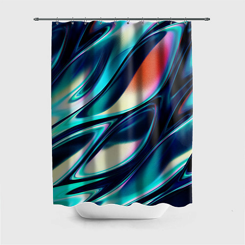 Шторка для ванной Abstract Wave / 3D-принт – фото 1