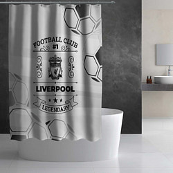 Шторка для душа Liverpool Football Club Number 1 Legendary, цвет: 3D-принт — фото 2