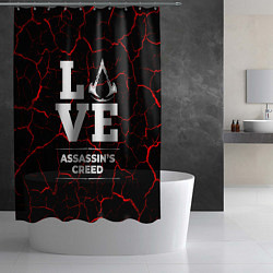 Шторка для душа Assassins Creed Love Классика, цвет: 3D-принт — фото 2