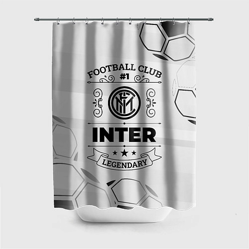 Шторка для ванной Inter Football Club Number 1 Legendary / 3D-принт – фото 1