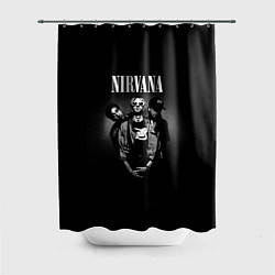 Шторка для ванной Nirvana рок-группа