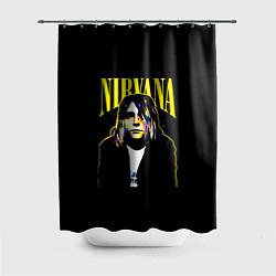 Шторка для ванной Рок - группа Nirvana