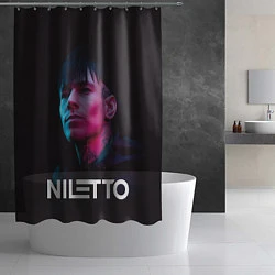 Шторка для душа Нилетто - портрет, цвет: 3D-принт — фото 2