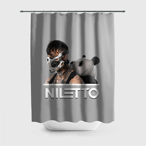 Шторка для ванной Нилетто - Криолит / 3D-принт – фото 1