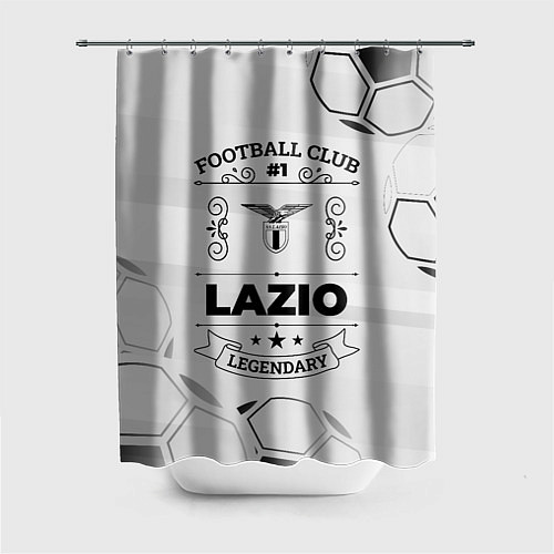 Шторка для ванной Lazio Football Club Number 1 Legendary / 3D-принт – фото 1