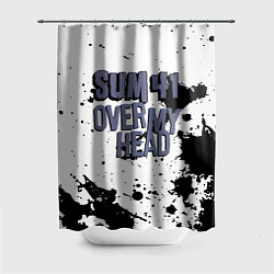 Шторка для душа Sum 41 Over My Head, цвет: 3D-принт
