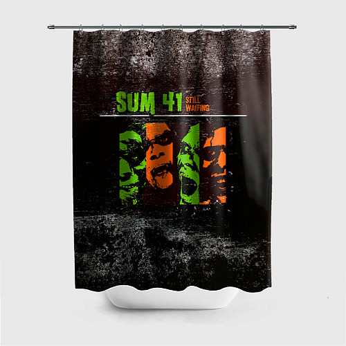 Шторка для ванной Still Waiting - Sum 41 / 3D-принт – фото 1