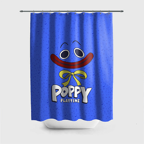 Шторка для ванной Poppy Playtime Huggy Wuggy / 3D-принт – фото 1