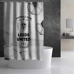 Шторка для душа Leeds United Football Club Number 1 Legendary, цвет: 3D-принт — фото 2