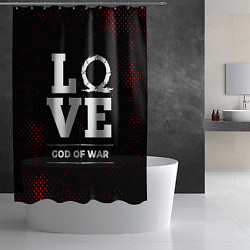 Шторка для душа God of War Love Классика, цвет: 3D-принт — фото 2