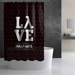 Шторка для душа Half-Life Love Классика, цвет: 3D-принт — фото 2