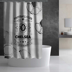 Шторка для душа Chelsea Football Club Number 1 Legendary, цвет: 3D-принт — фото 2