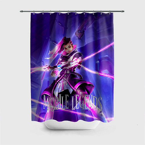 Шторка для ванной Mobile Legends Сомбра / 3D-принт – фото 1