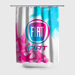 Шторка для душа Fiat Neon Gradient, цвет: 3D-принт