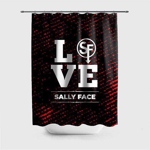 Шторка для ванной Sally Face Love Классика / 3D-принт – фото 1