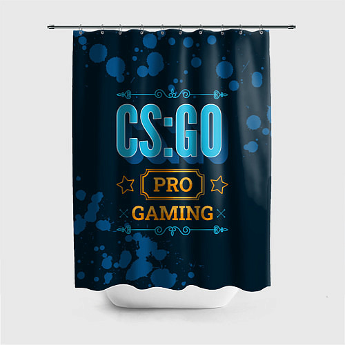 Шторка для ванной Игра CS:GO: PRO Gaming / 3D-принт – фото 1