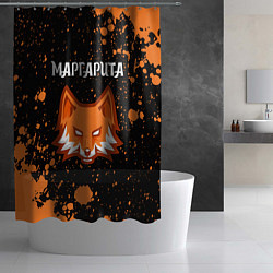 Шторка для душа Маргарита - ЛИСА - Брызги, цвет: 3D-принт — фото 2