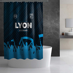 Шторка для душа Lyon Legendary Форма фанатов, цвет: 3D-принт — фото 2