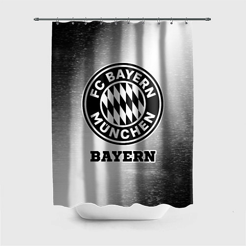Шторка для ванной Bayern Sport на светлом фоне / 3D-принт – фото 1