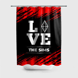 Шторка для ванной The Sims Love Классика