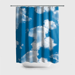 Шторка для душа Небо в облаках, цвет: 3D-принт